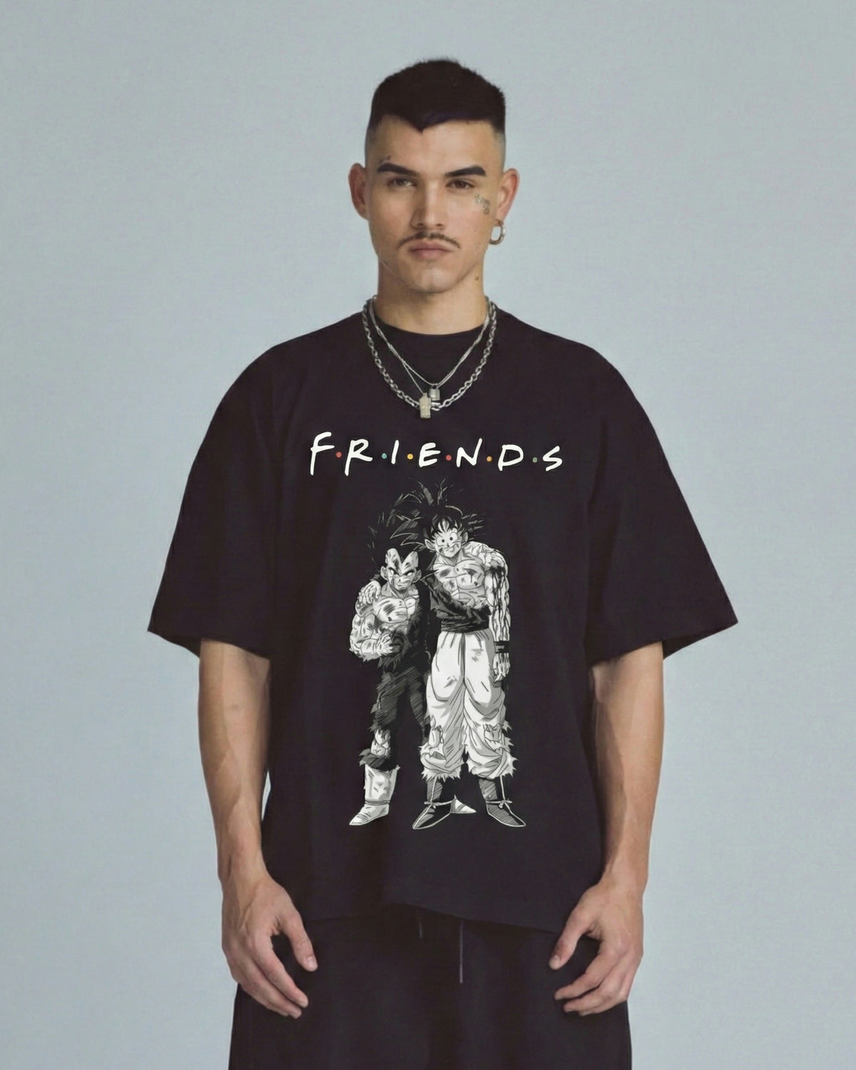 Camiseta Goku y Vegeta Friends