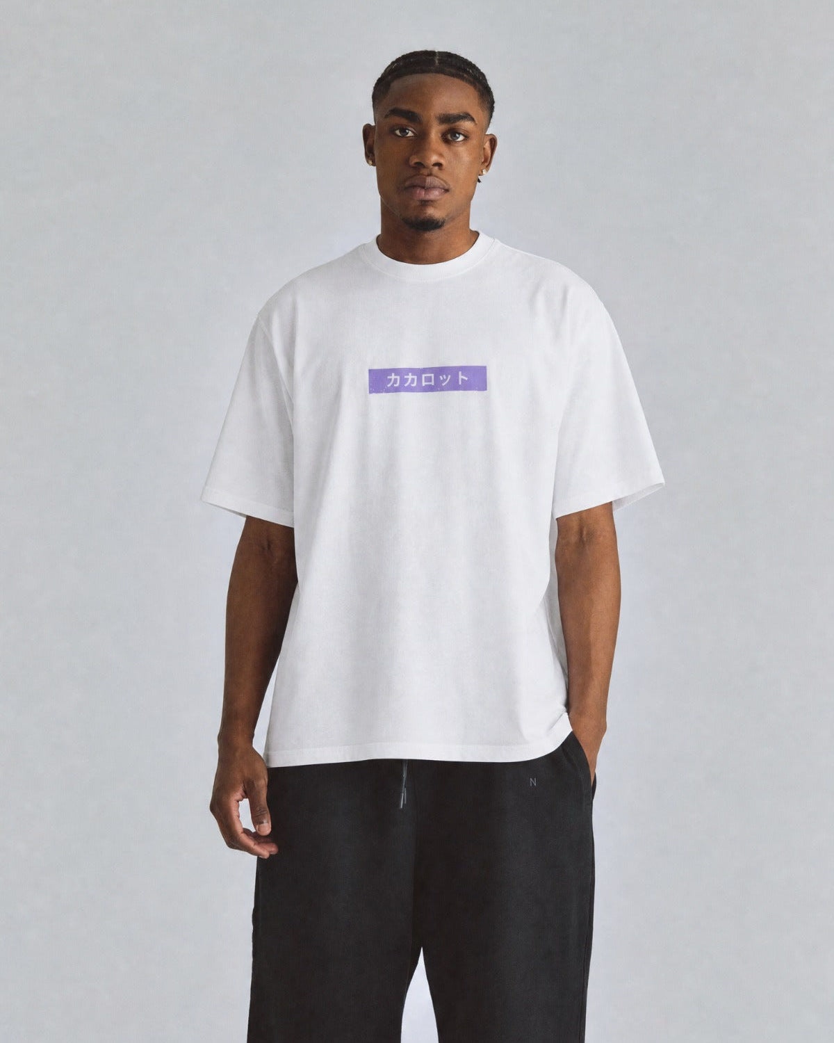 Camiseta Hombre Goku Purple God Mode