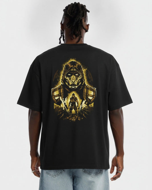 Camiseta Hombre Escorpion Mortal Kombat