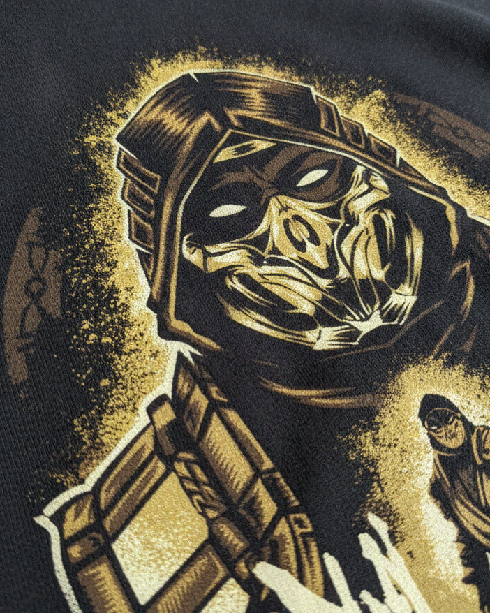 Camiseta Hombre Escorpion Mortal Kombat
