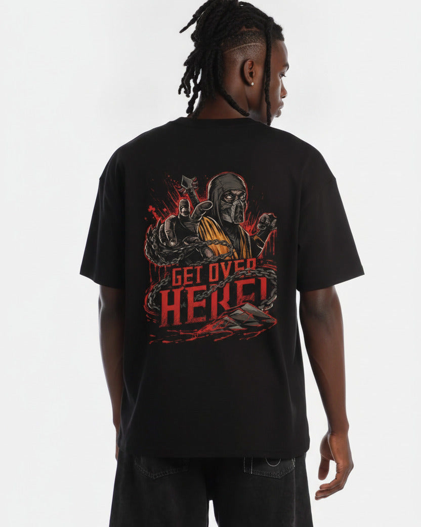Camiseta Hombre Escorpion Red Mortal Kombat