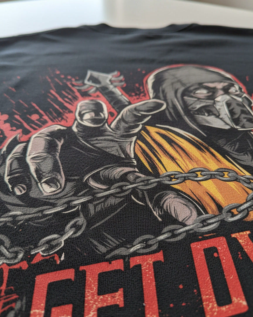 Camiseta Hombre Escorpion Red Mortal Kombat