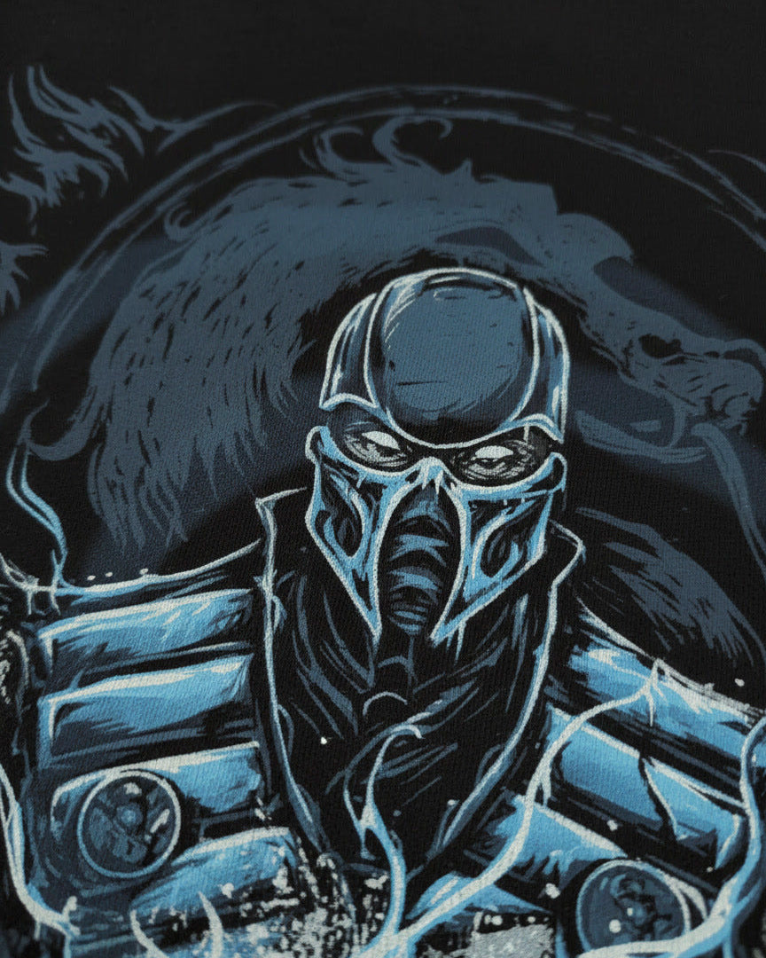Camiseta Hombre Sub Zero Mortal Kombat