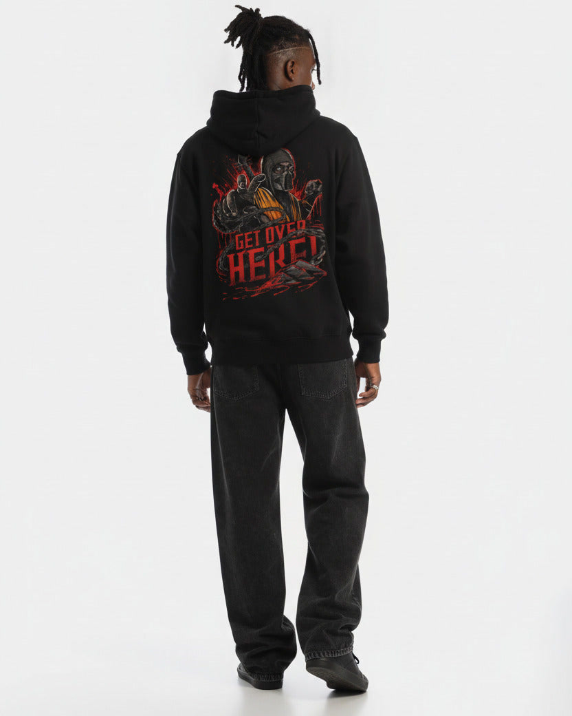 Buzo Hombre Escorpion Red Mortal Kombat