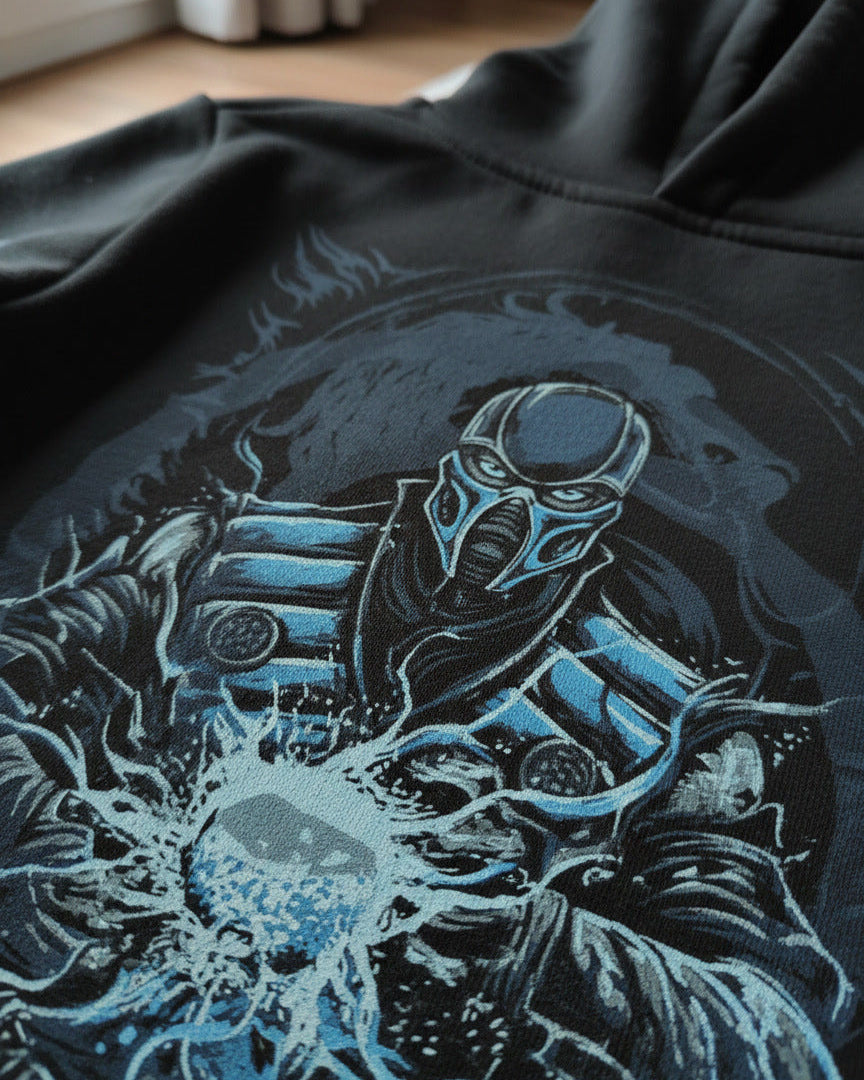 Buzo Hombre Sub Zero Mortal Kombat