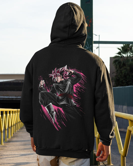 Buzo Con Capucha Negro Goku Black