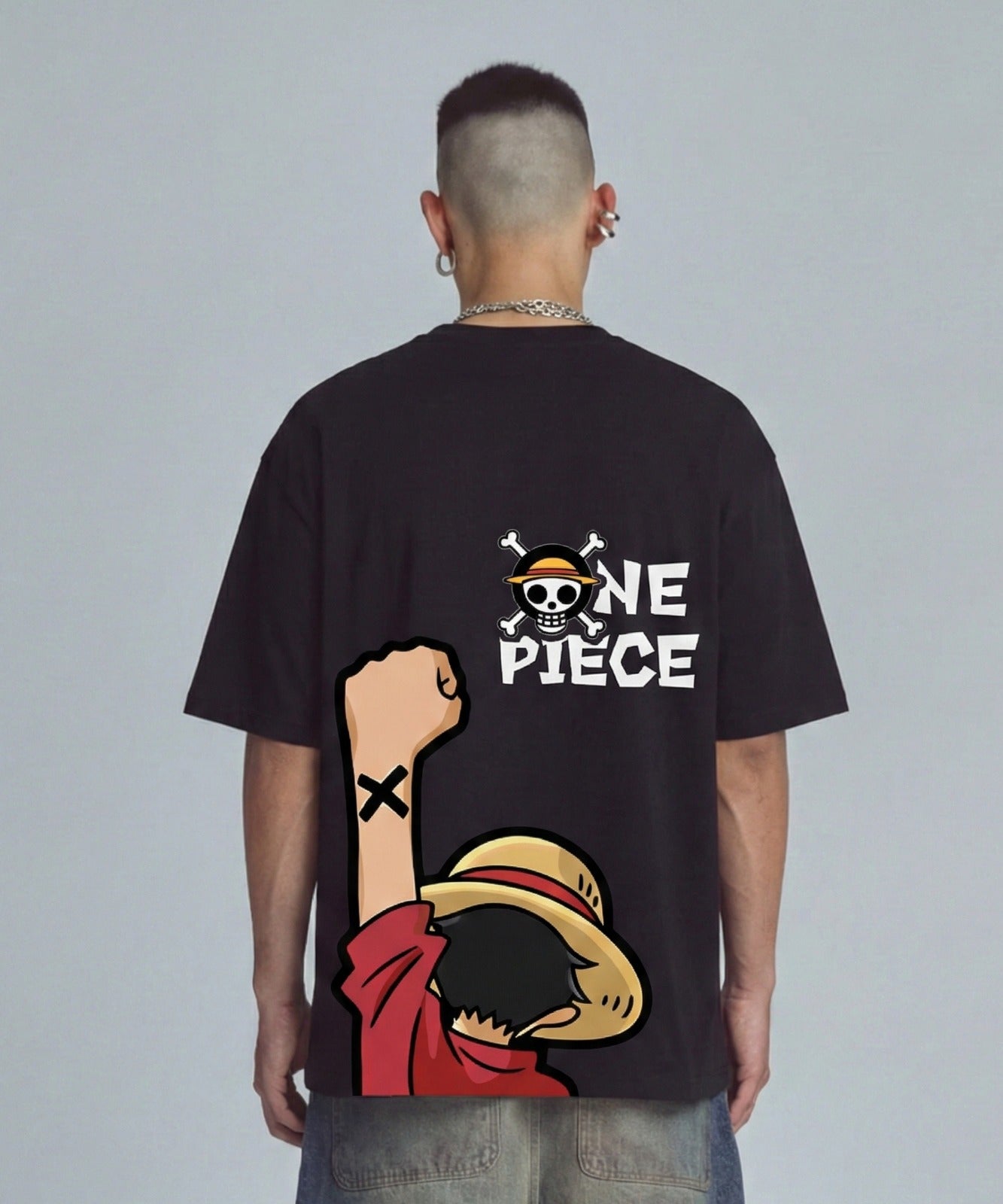 Camiseta One Piece Monkey D Blanco