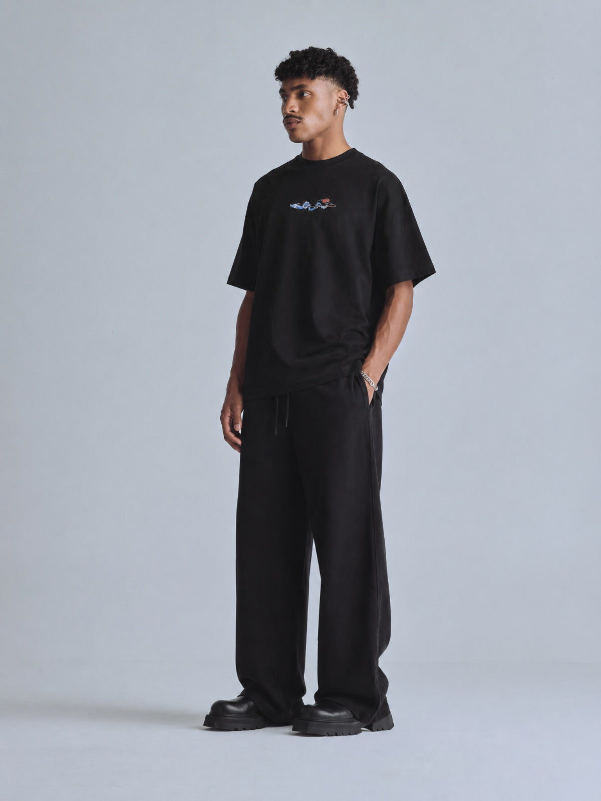 Camiseta OverSize Demon Slayer Kamado Azul