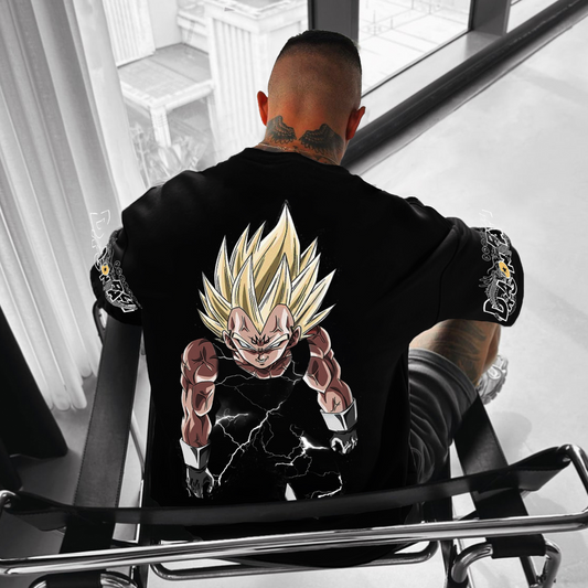 Camiseta OverSize DBZ Majin Vegeta