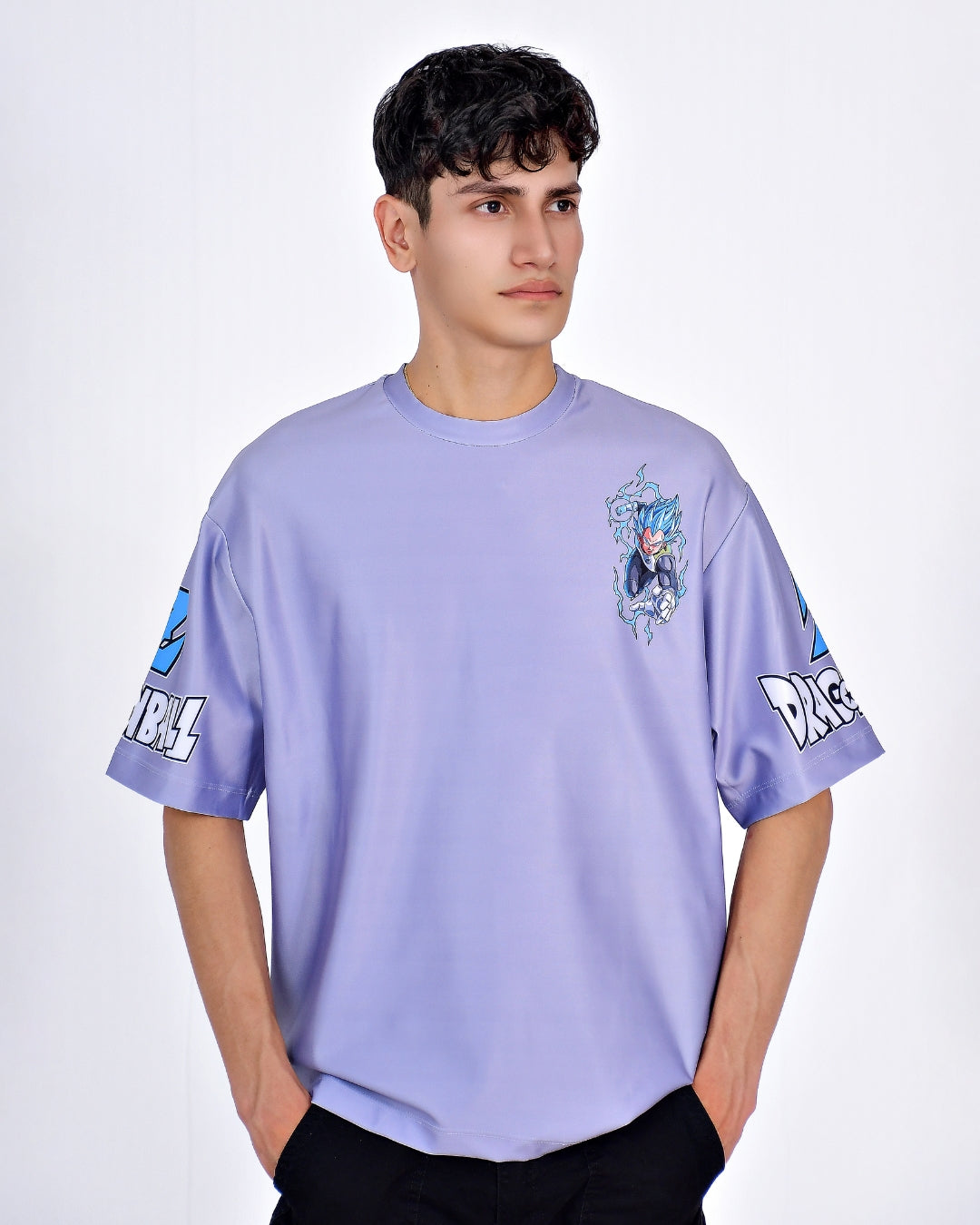 Camiseta OverSize DBZ Vegeta Nilvel Dios