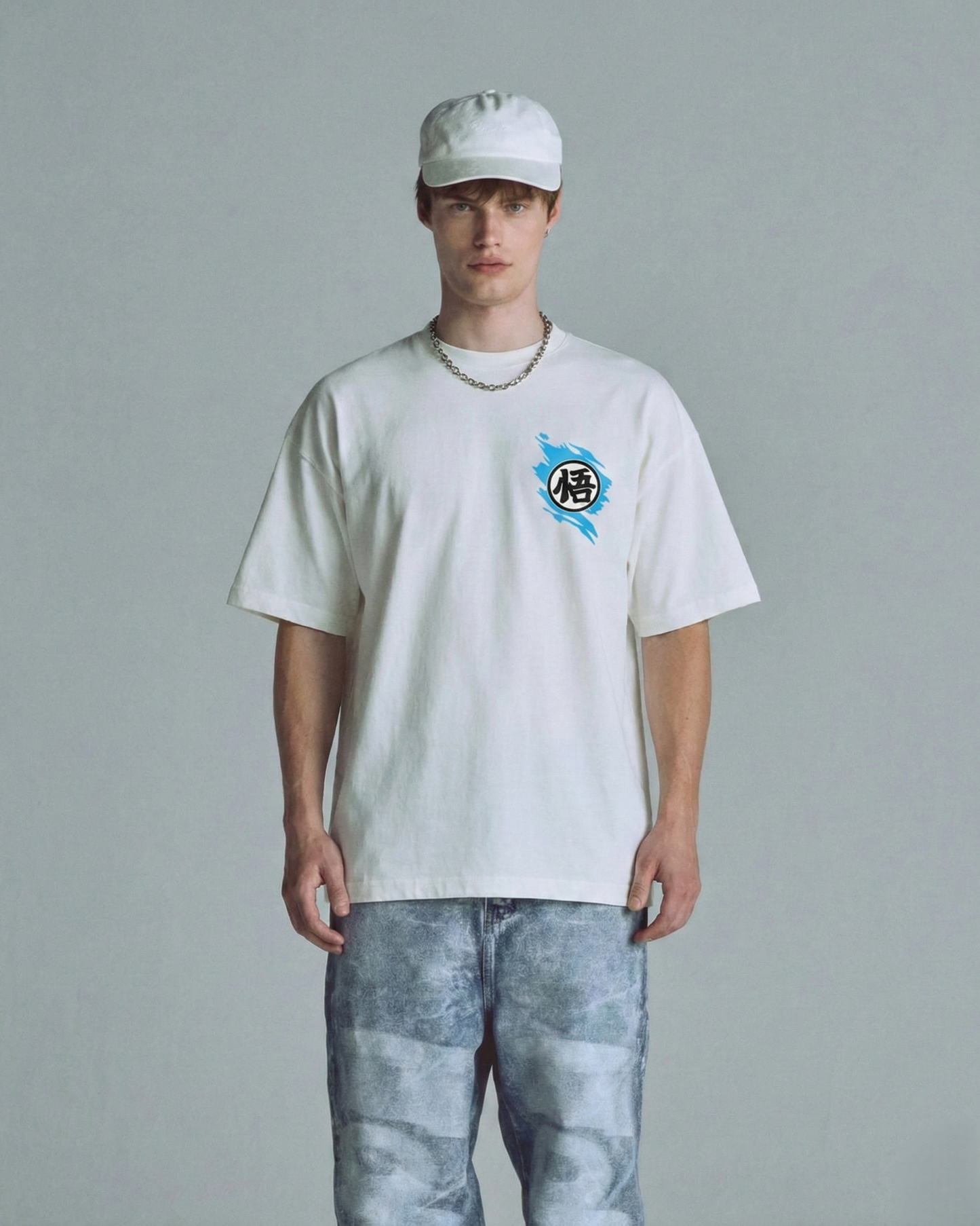 Camiseta Goku Rostro Blue