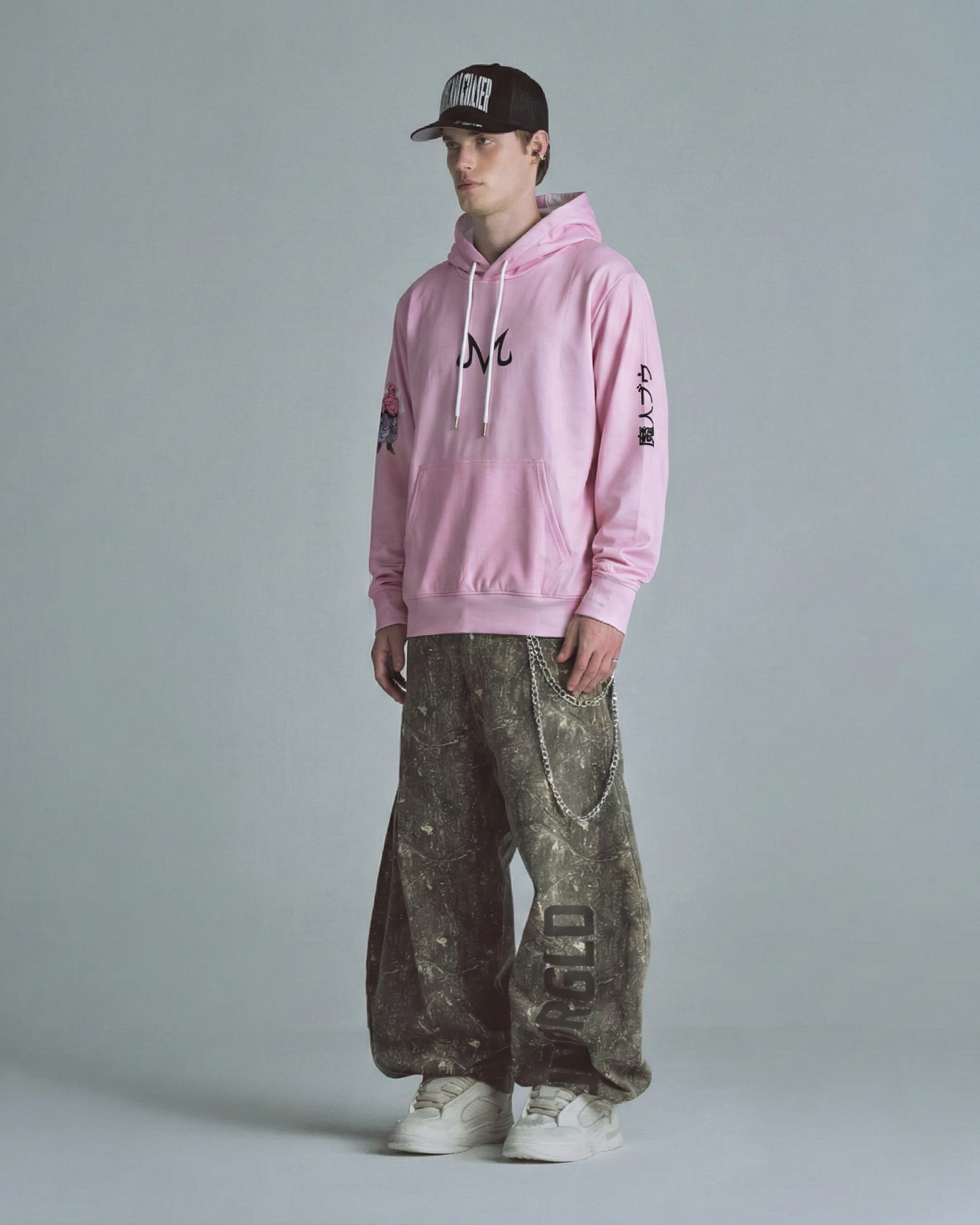 Buzo Con Capucha DBZ Pequeño Buu Rostro