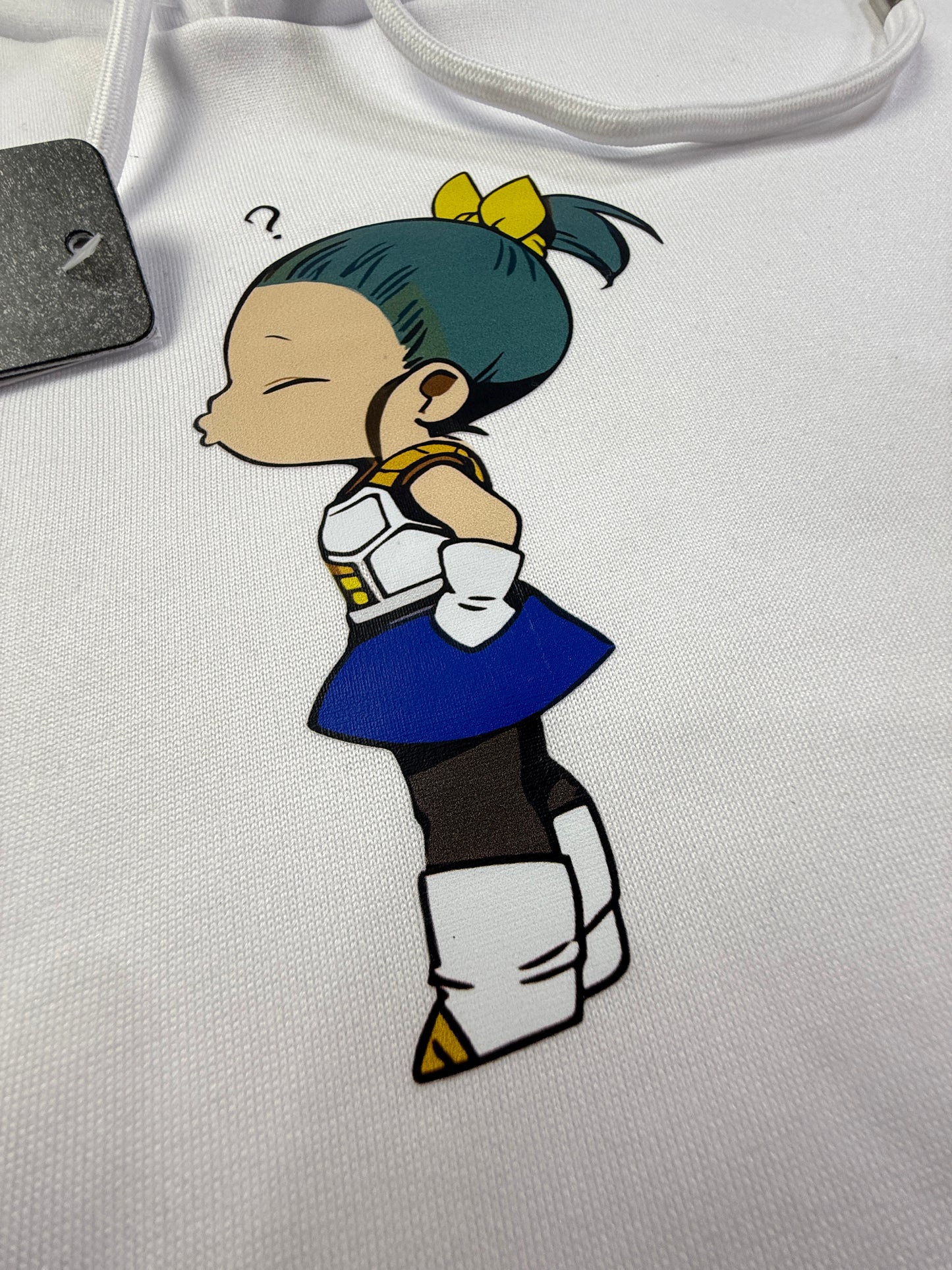 Buzo Con Capucha Pareja Hija Bulma Blanco