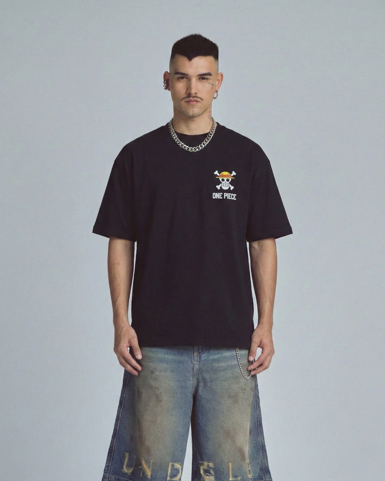 Camiseta One Piece Monkey D Blanco