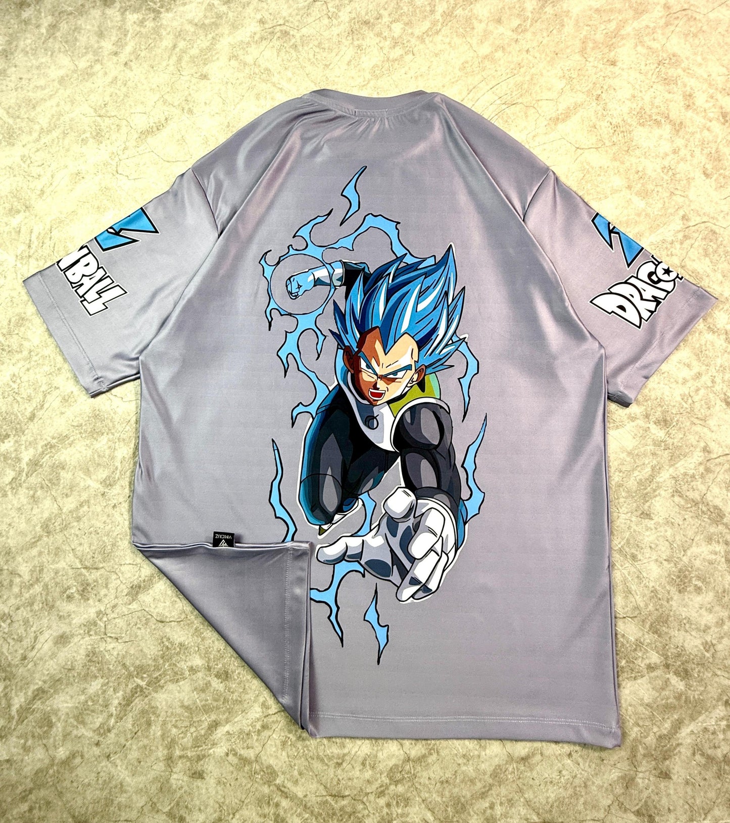 Camiseta OverSize DBZ Vegeta Nilvel Dios