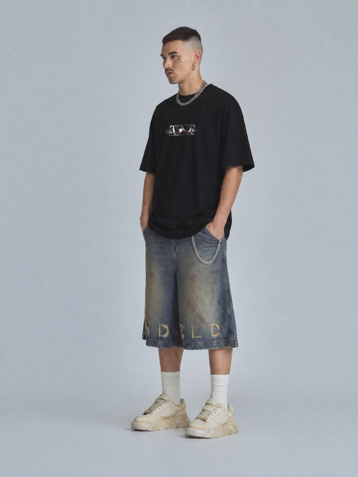 Camiseta OverSize Demon Slayer Tanjiro Llamas