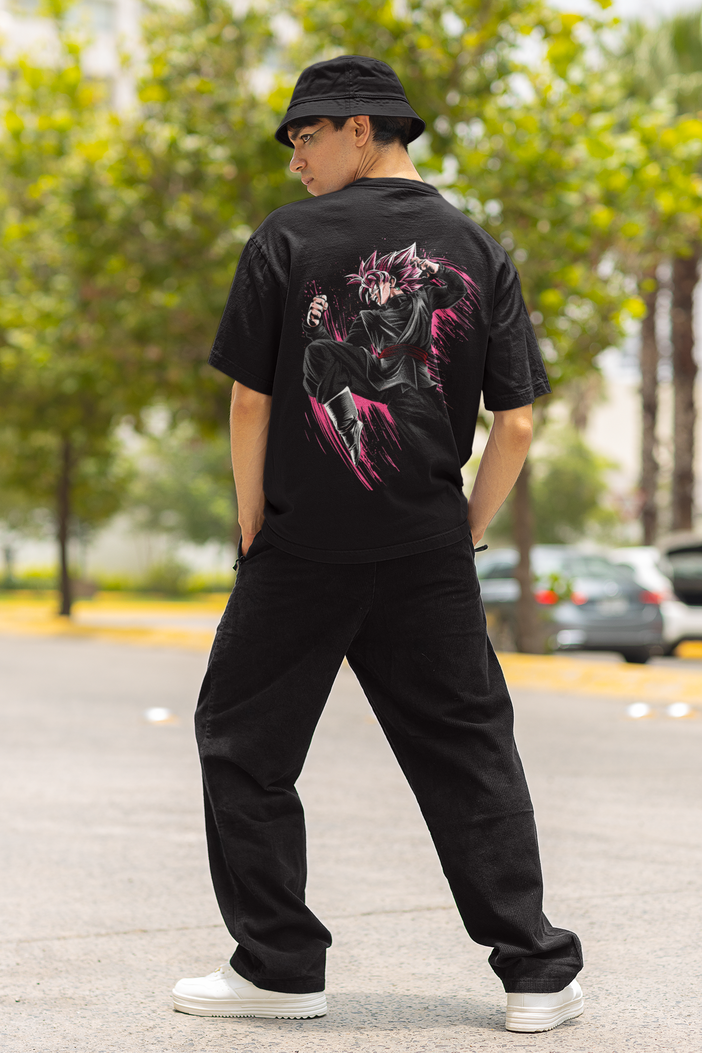 Camiseta OverSize Goku Black