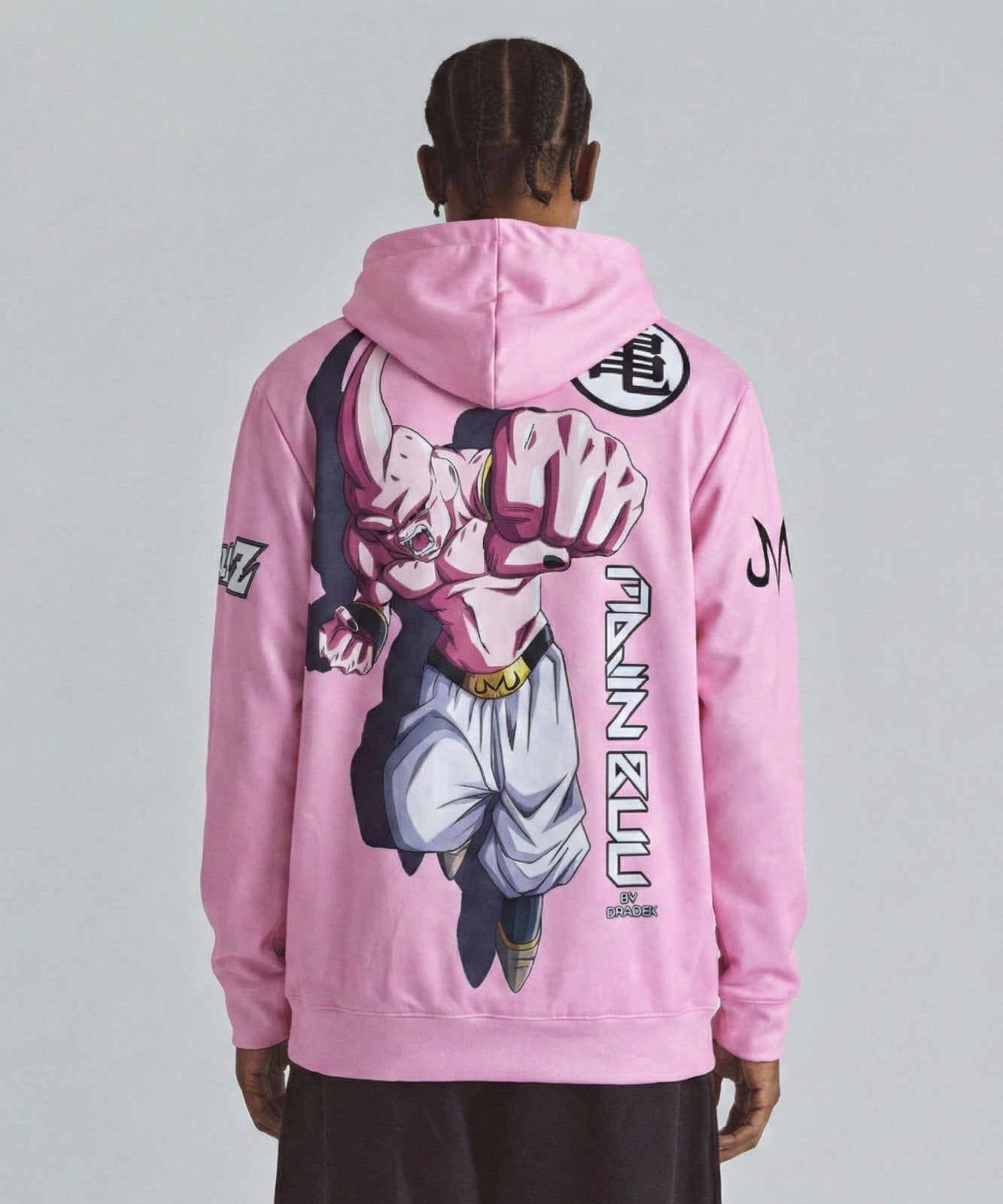 Buzo Con Capucha DBZ Pequeño Buu Puño