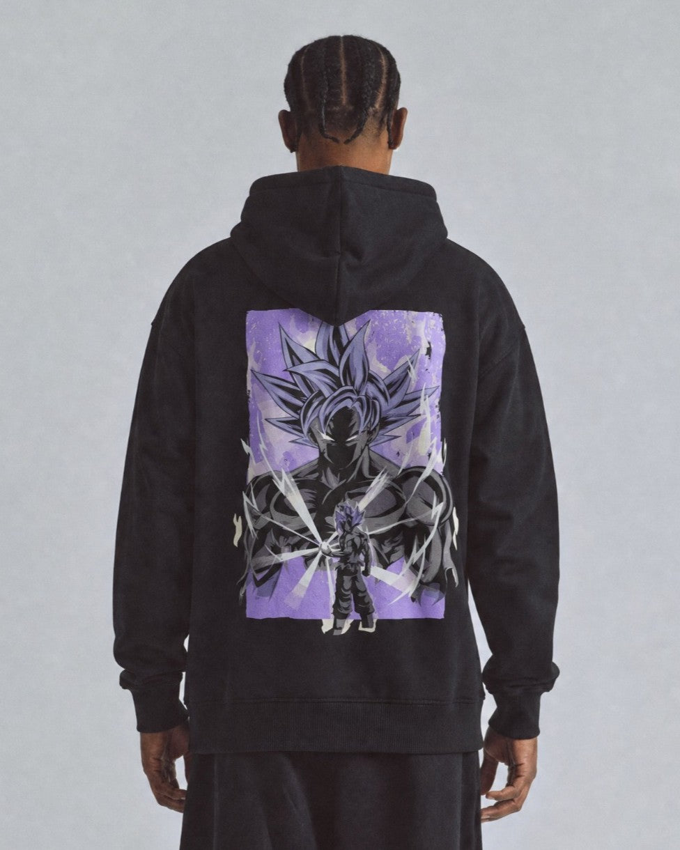 Buzo Hombre Goku Purple God Mode