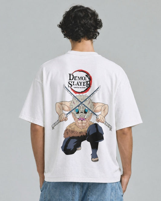 Camiseta OverSize Demon Slayer Inosuke Hashibira