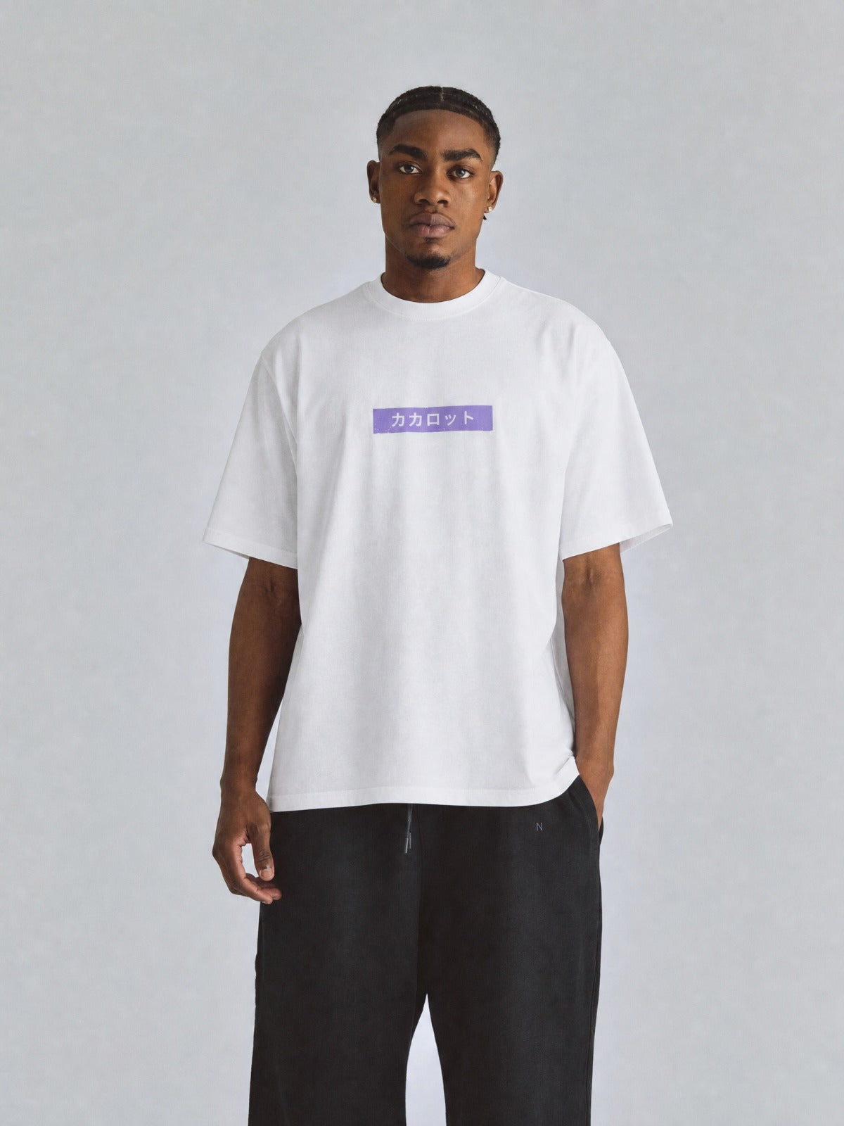 Camiseta Hombre Goku Purple God Mode