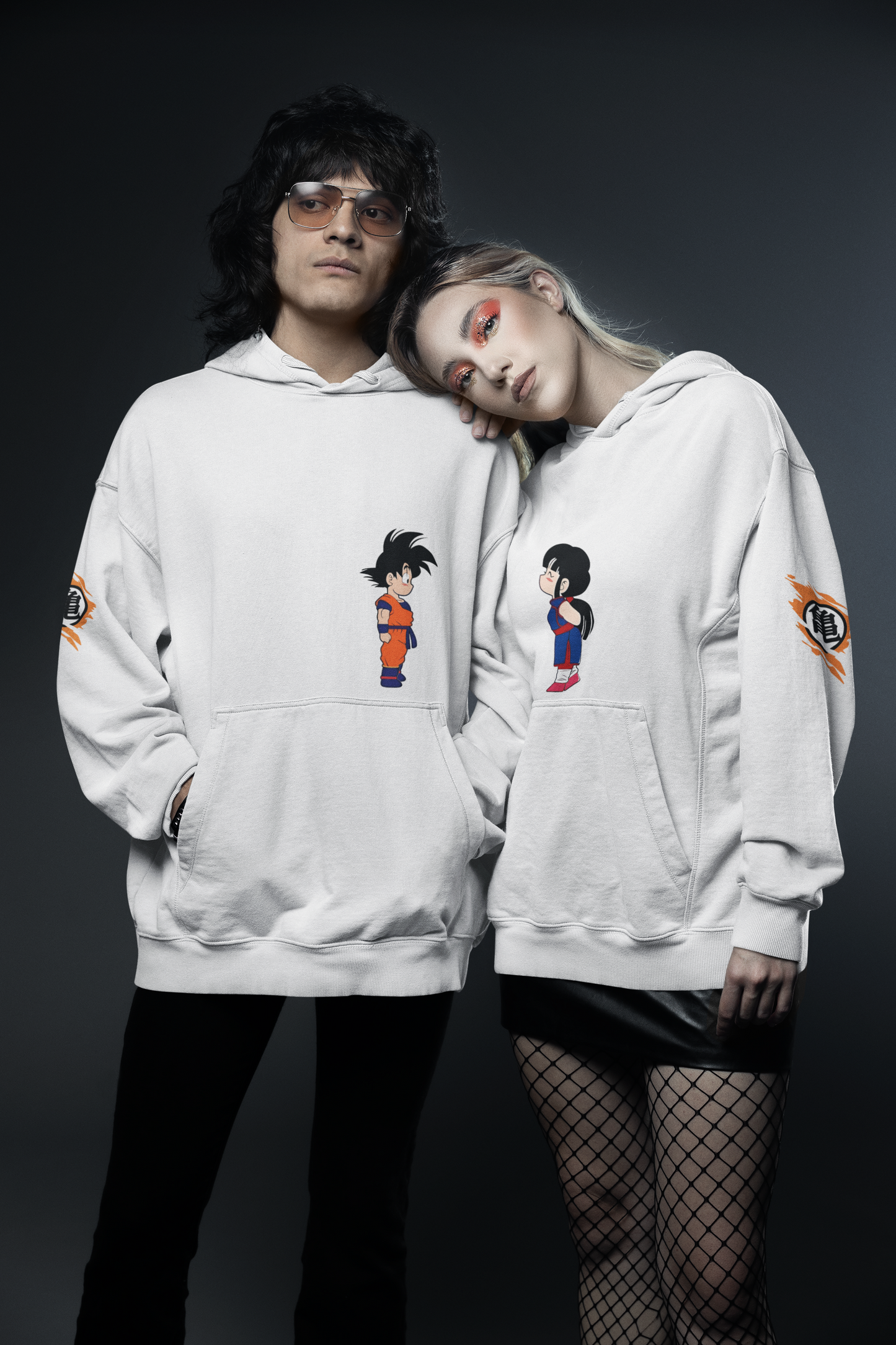 Buzo Con Capucha Pareja Goku